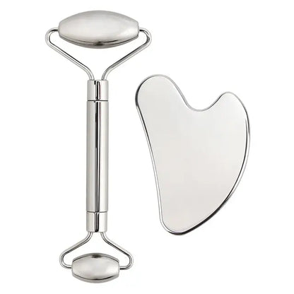 Stainless Steel Facial Roller Gua Sha Tool