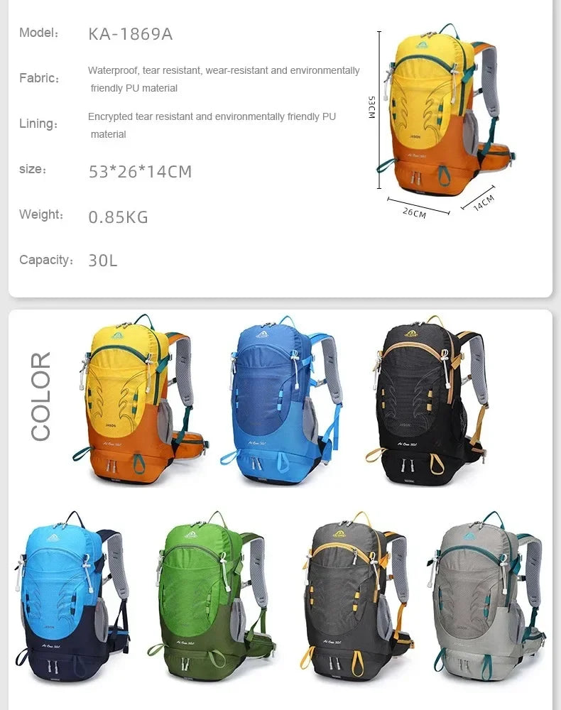 30L Hiking Backpack for Men