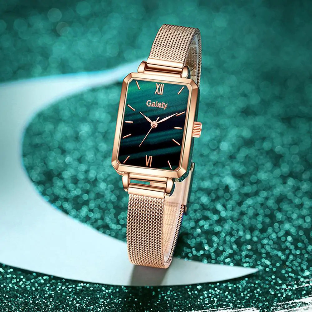 Square Quartz Watch Woman