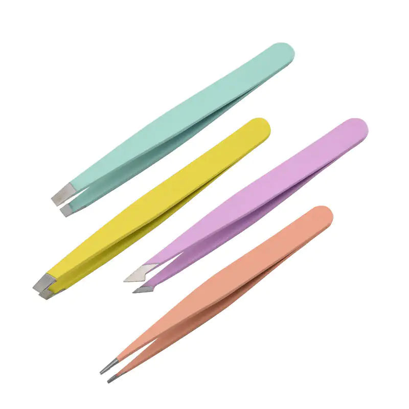 Stainless Steel Eyebrow Hair Removal Tweezers