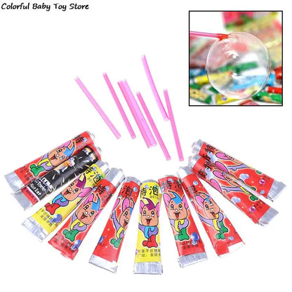 2 Bag 10 pcs Bubble Glue Blowing Bubble Ball Toys for Children