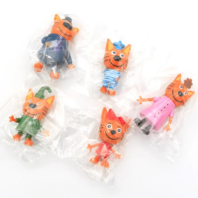 5pcs/bag 6-8cm Cartoon Anime Kid