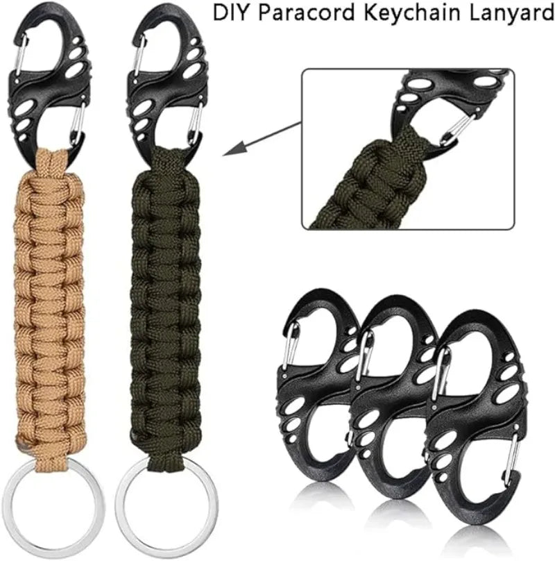 5/10pcs Portable Mini S-Type Carabiner