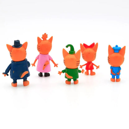 5pcs/bag 6-8cm Cartoon Anime Kid