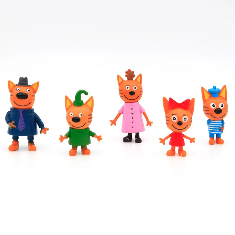 5pcs/bag 6-8cm Cartoon Anime Kid