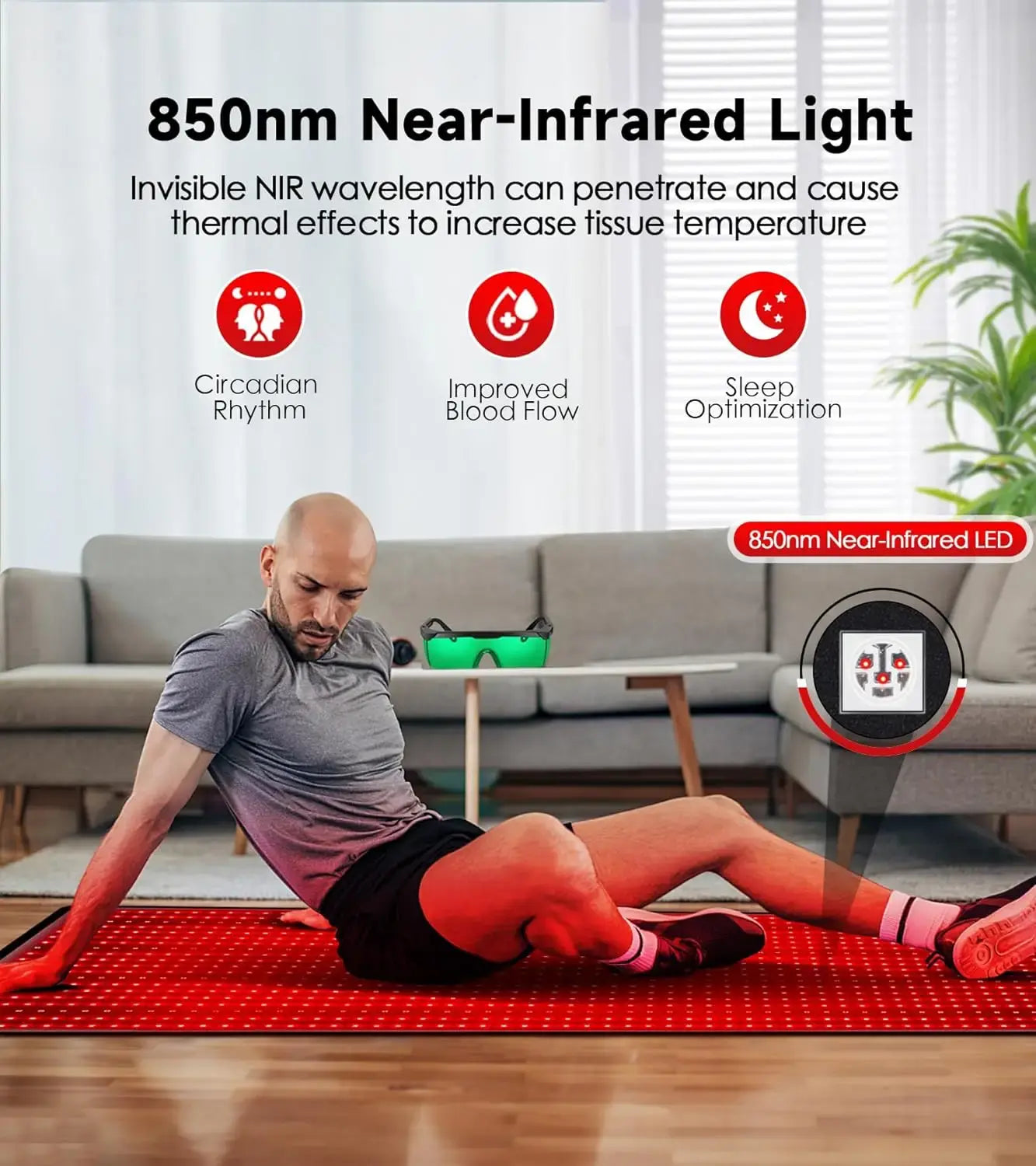 Versatile Red Light Therapy Pad