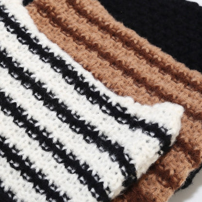 Striped Knitted Beanie